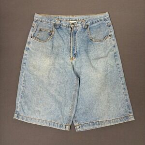 Aeropostale Men's Denim Jean Shorts Size 32, 10" Inseam Y2K